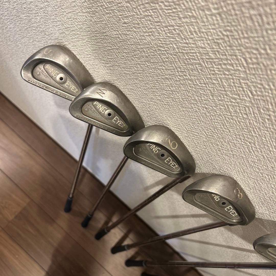 名機PING EYE2+ ピンアイ2プラス　3-9.W.S 9本　黒　ブラック