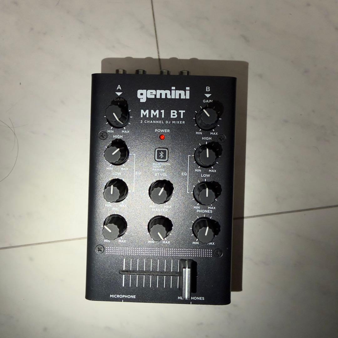 GEMINI DJ ミキサー ポータブル 2ch MM1 美品 Amazon.com: Gemini Portable 2-Channel DJ Mixer – Pocket-Sized Mini