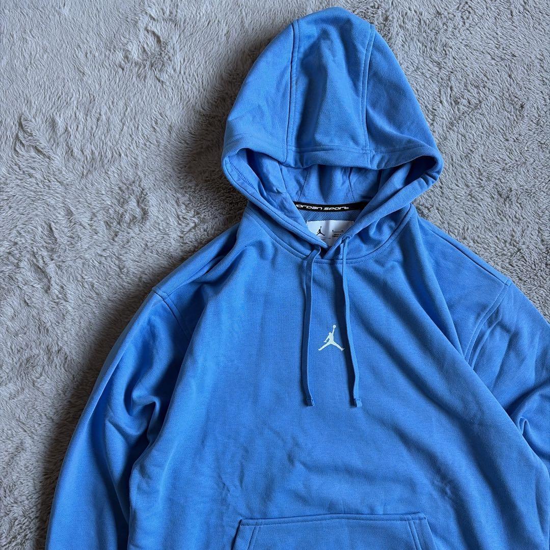 新品 NIKE ナイキ ジョーダン セットアップ 水色 ワンポイントロゴ M