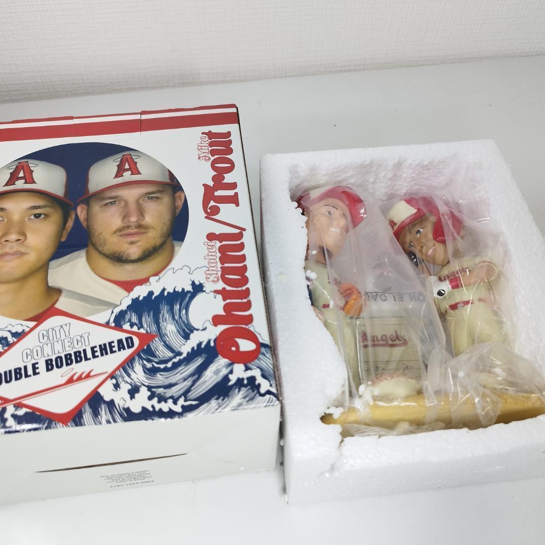 大谷翔平 マイク トラウト ボブルヘッド デュアル マイクトラウト フ