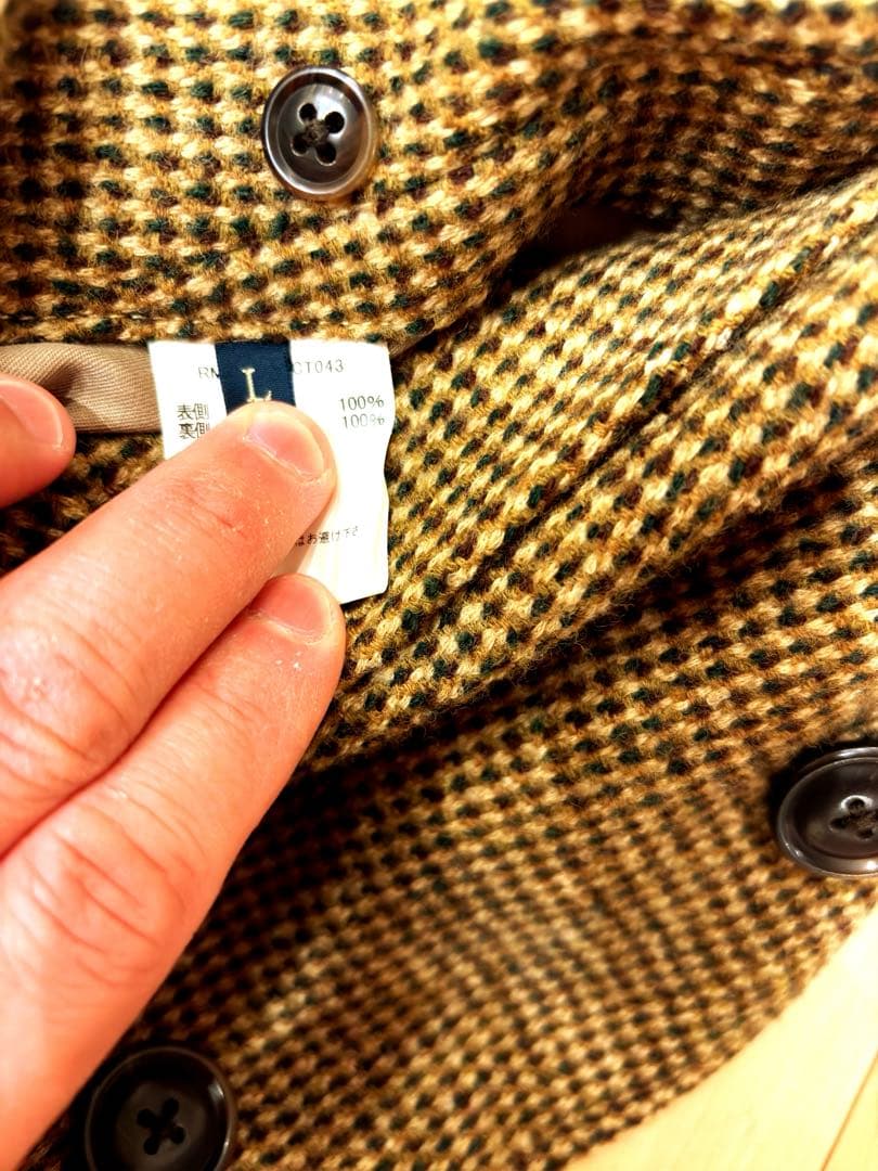 とり様専用【美品】ラギッドミュージアム リバーシブコート ツイード