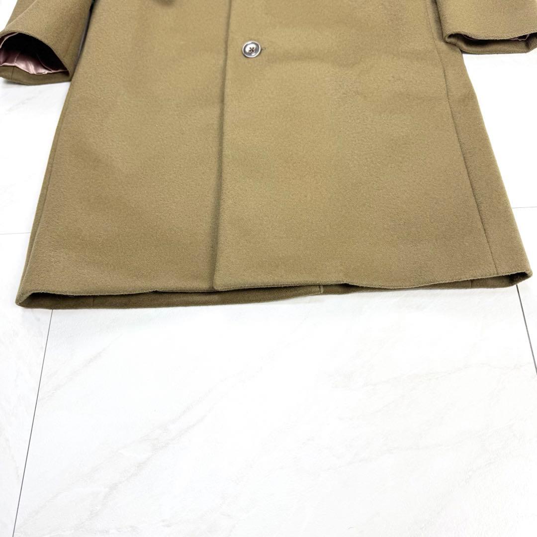 極美品 ポールスミス チェスターコート ウール マルチカラー カーキ ロング