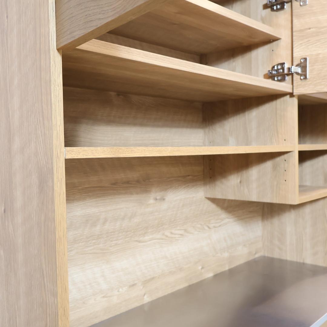 unico ウニコ ADDAY アディ オーク材 キッチンボード レンジ 食器棚