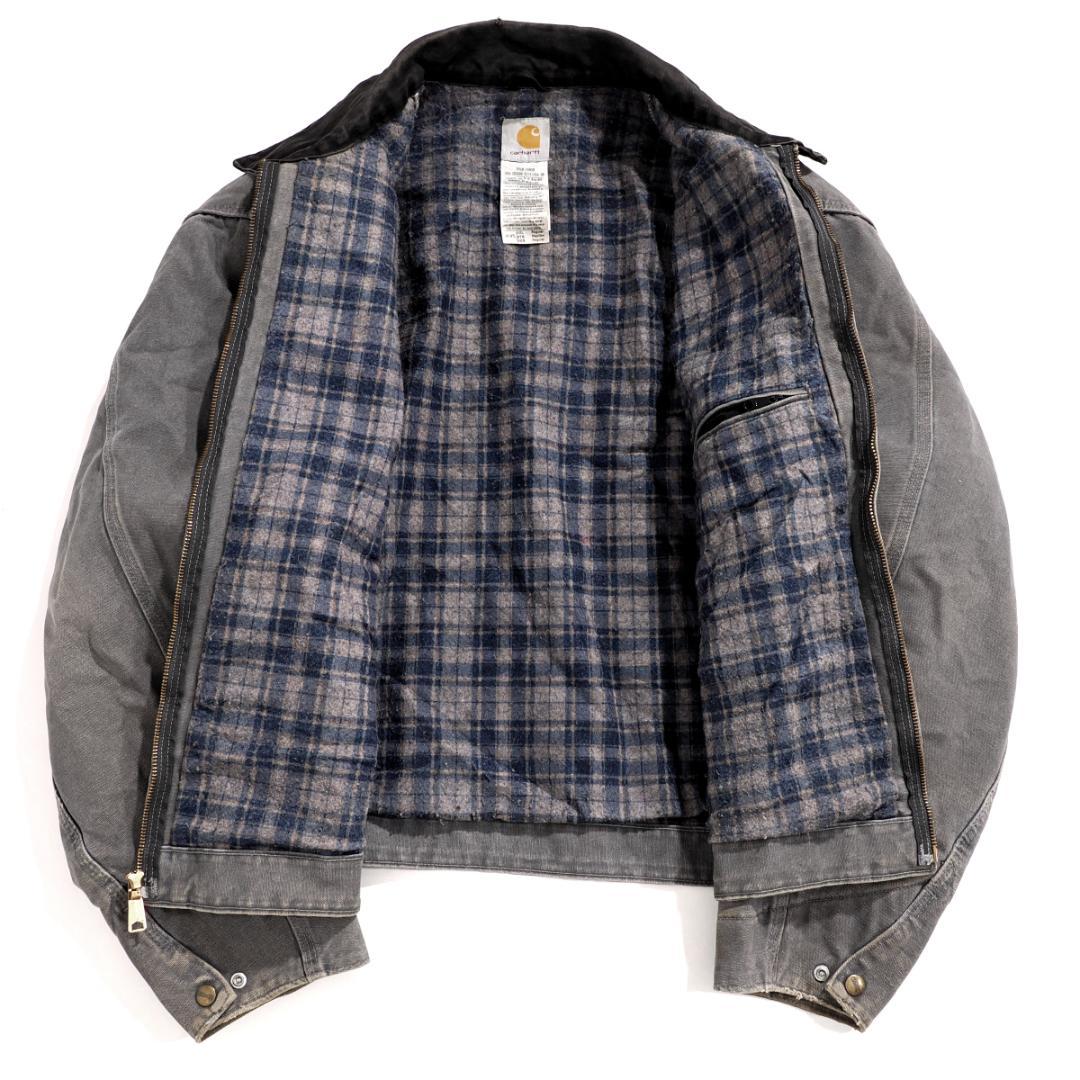 カーハート ダック デトロイトジャケット 2XL フェードブラック 墨黒