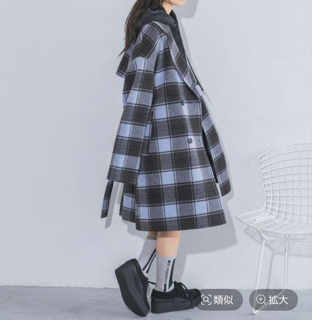 JEANASiS Wチェスターウールリバーミドルコート JEANASIS（ジーナシス）の「Wチェスターウールリバーミドルコート