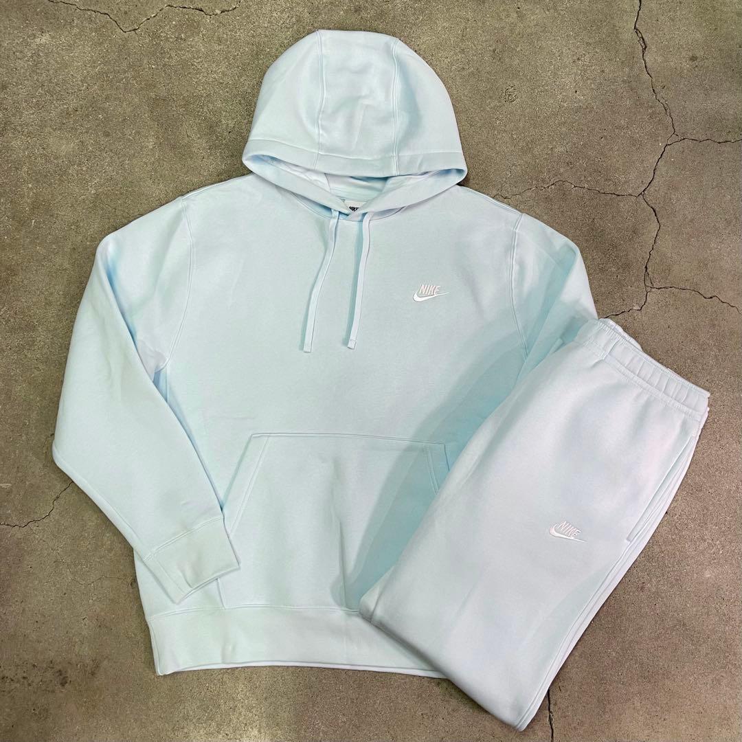 Nike Sportswear Club Fleece セットアップ 水色 - メルカリ