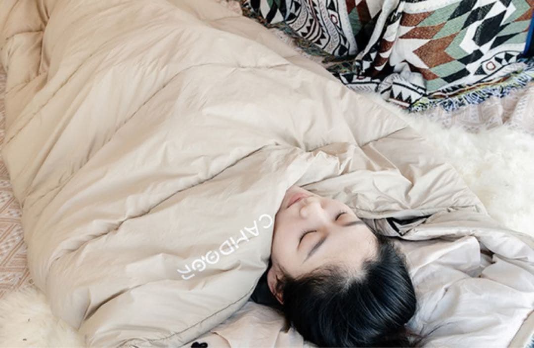 ムック様専用 camdoor 寝袋 もっちり温、人工ダウン シュラ