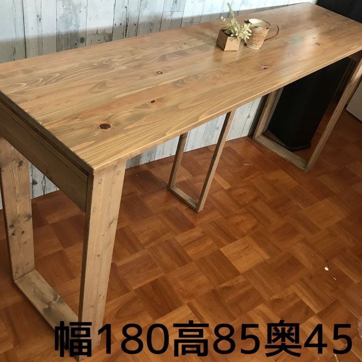 天板ヒノキの集成材 幅180ワトコオイル ドリフトウッド