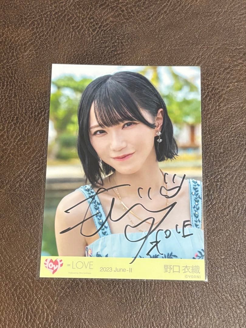 LOVE イコラブ 野口衣織 直筆 ナツマトペ - メルカリ