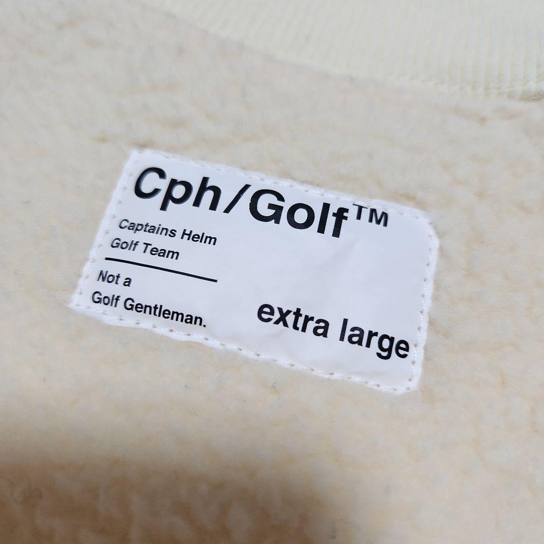 CPH/GOLF☆フリースモックネックJKTクリーム色XLキャプテンズヘルム