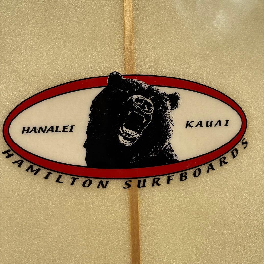 Bill Hamilton ロングボード 9'3” ハンドシェイプ サイン入り - メルカリ