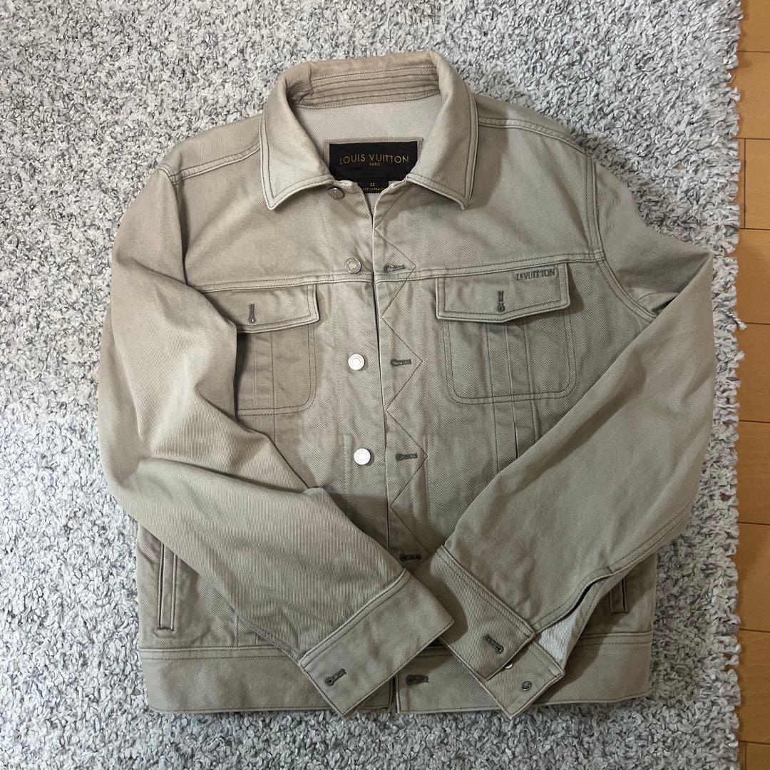 LOUIS VUITTONデニムジャケット Louis Vuittonスーパーコピー フラワーモノグラム デニム ジャケット