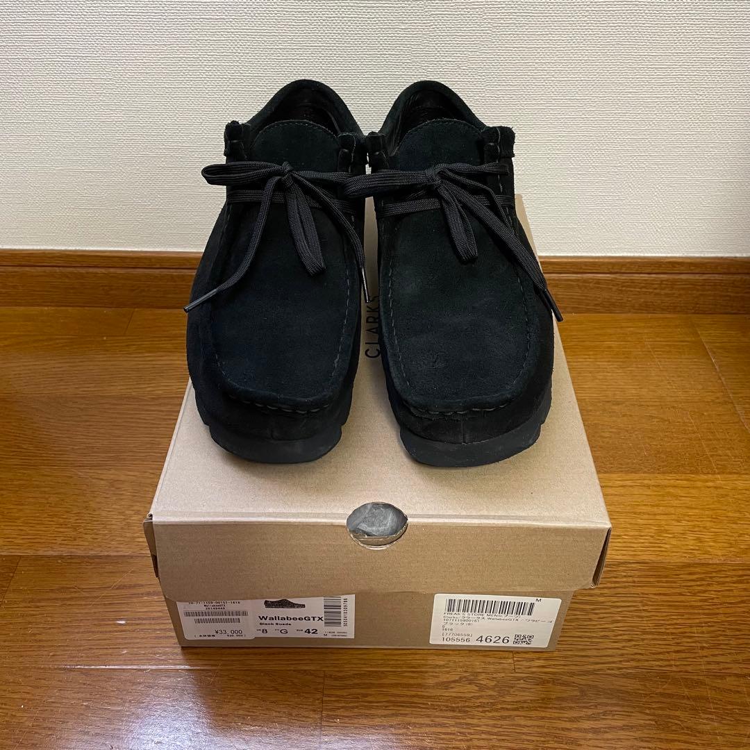 CLARKS クラークス　ワラビー GTX ゴアテックス　26.5cm美品 26179258]【替え紐あり】[国内正規販売店]Clarks(クラークス) Wallabee