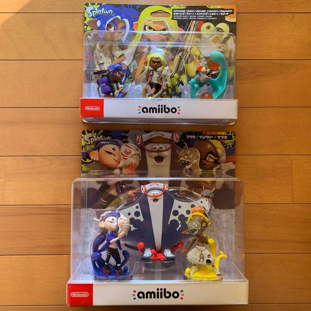 Splatoon3 amiibo フィギュア 6体セット Splatoon 3 Amiibo Octling Inkling Smallfry 3Pack Set Nintendo