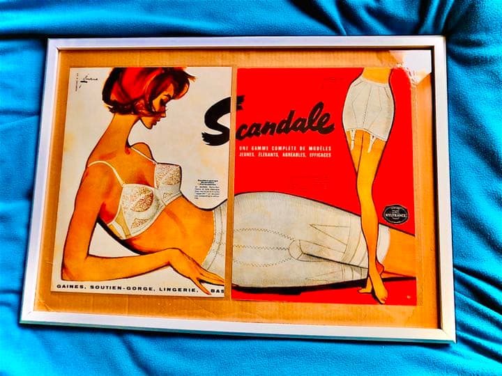 スキャンダル＊ランジェリー下着POPアートピンナップvintage40s〜50s