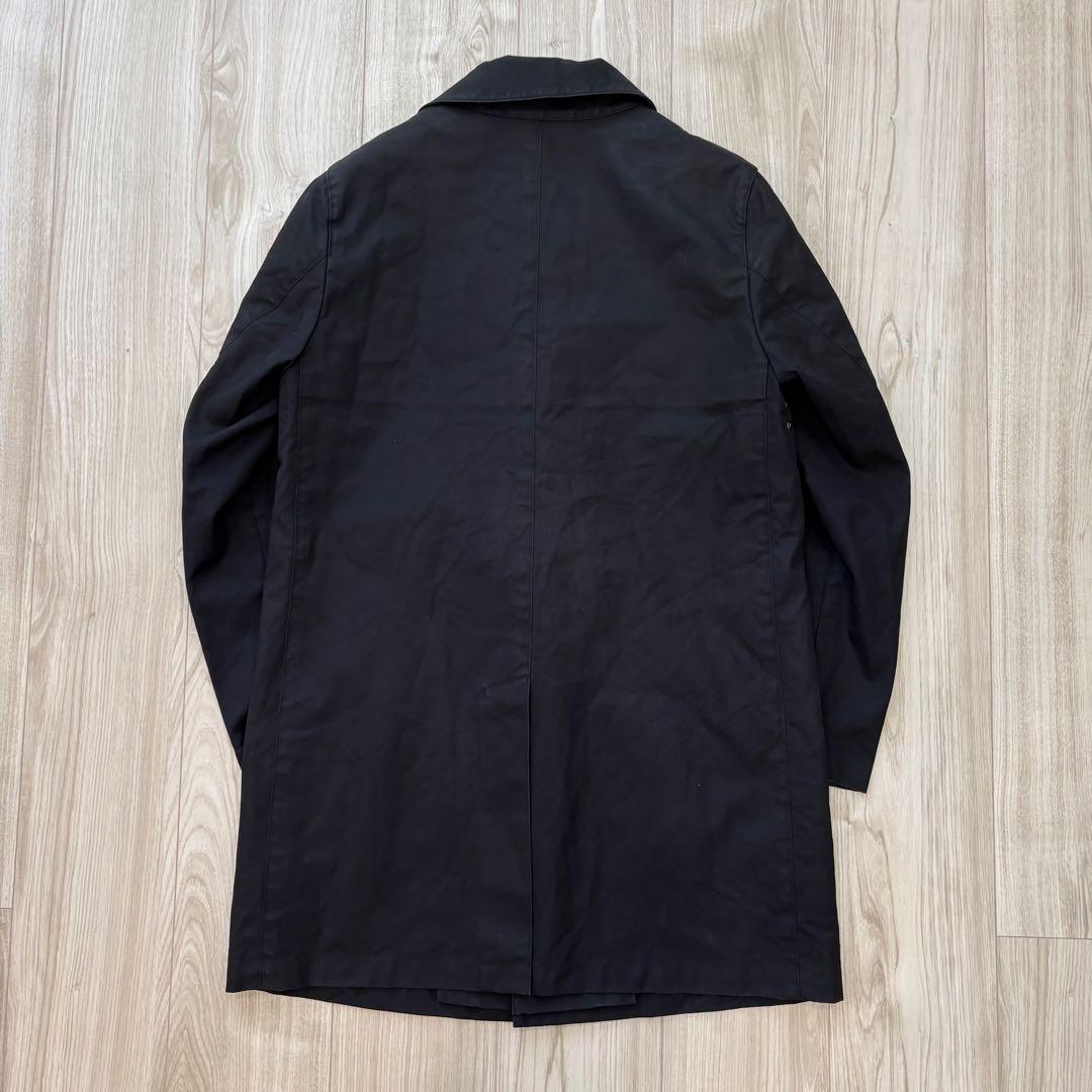 MACKNTOSH LONDON ゴム引きコート ライナー付き ブラック 38