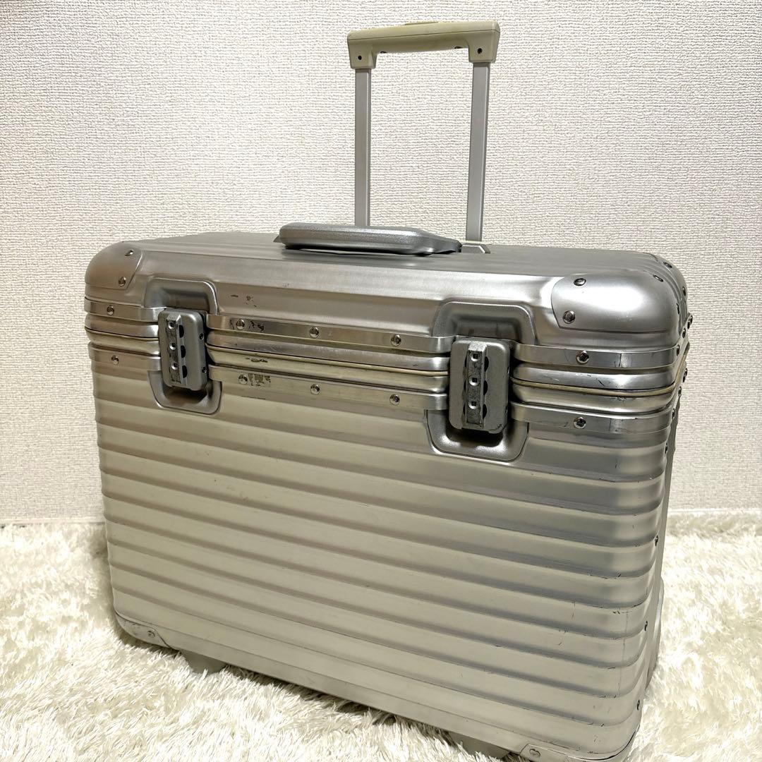 美品✨ RIMOWA トパーズ パイロットケース アルミ キャリーケース 2輪