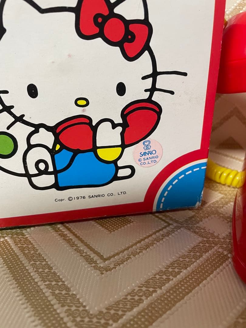 昭和レトロ 東邦化工 サンリオ ハローキティ キティちゃん 電話 当時物