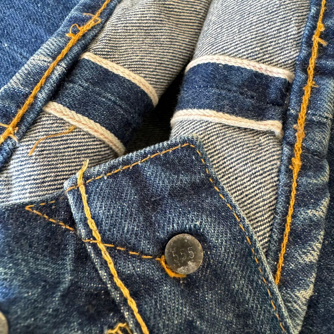 90s LEVI'S 501XX BigE 555 バレンシア 55年モデル復刻 - メルカリ