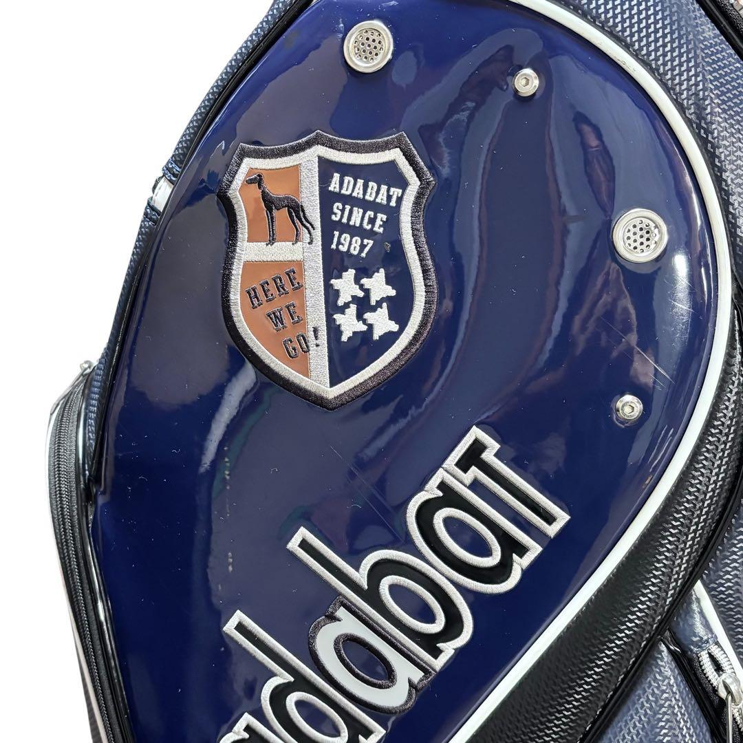 アダバット adabat キャディバッグ 高級感 エンブレム 9.5型 キャディ