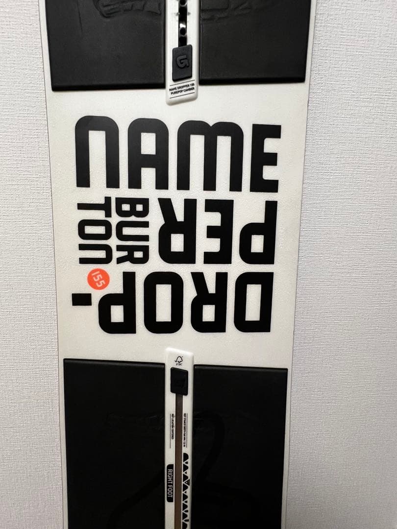 《美品》Burton ネームドロッパー　155