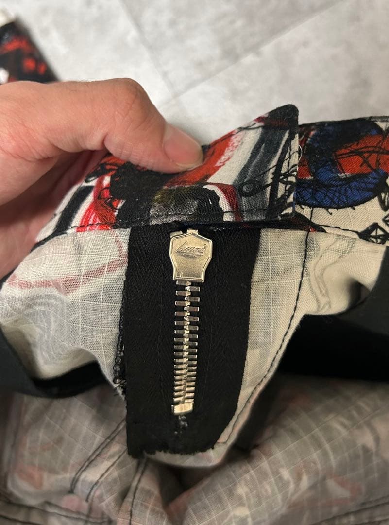 Balmain SS11 バイカー サイドジップ カーゴパンツ 36