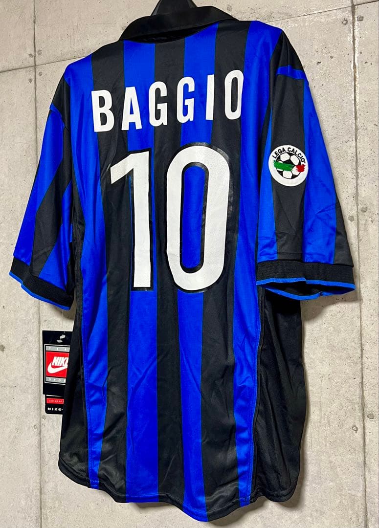新品/タグ付き】98/99 インテル・ミラノ ♯10 ロベルト・バッジョ【L