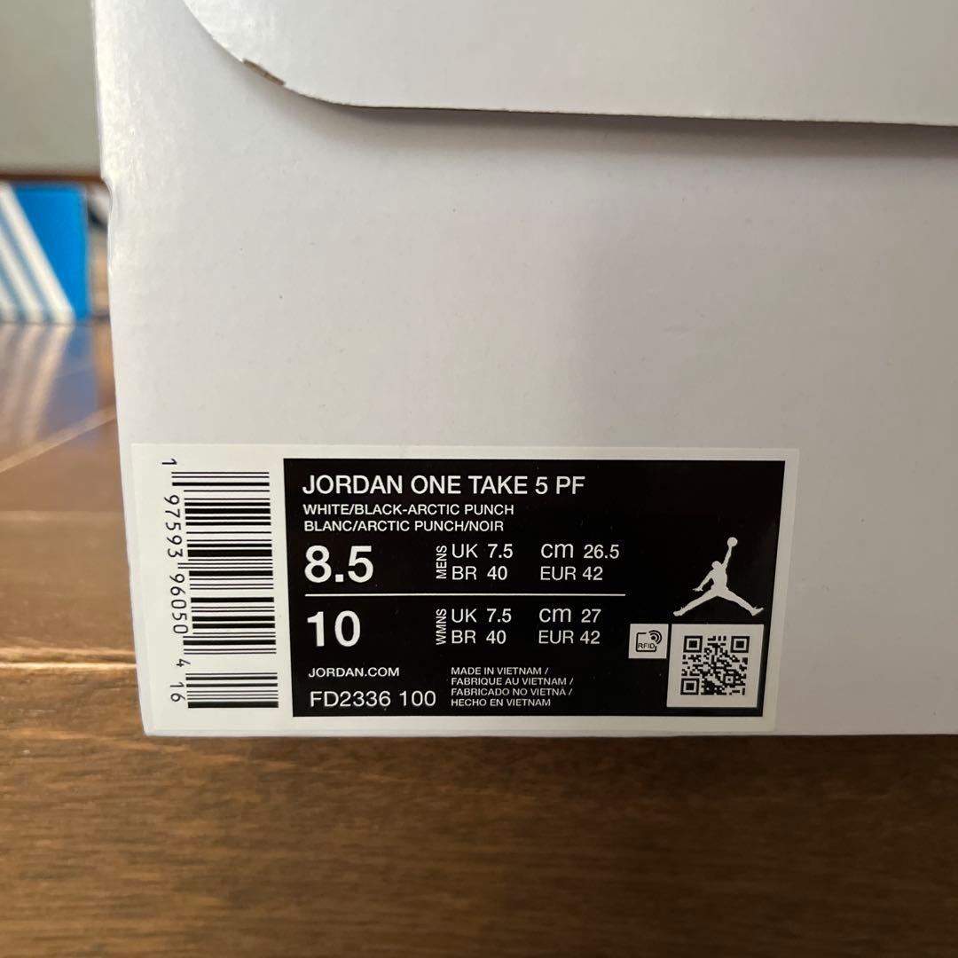 美品 JORDAN ONE TAKE 5 PF 26.5cm