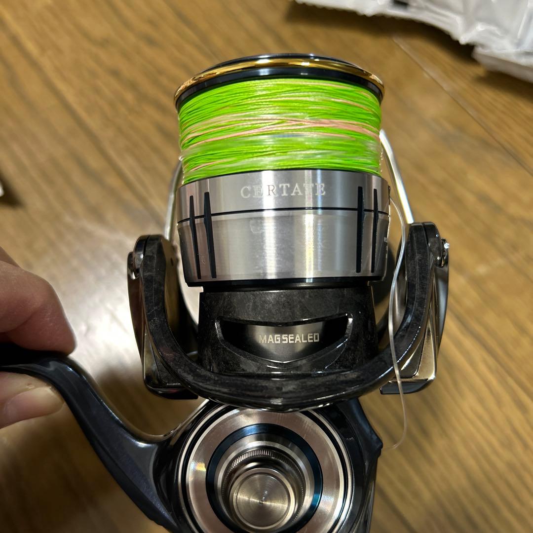 未使用Daiwa スピニングリール ブラック/シルバー/グリーン 未使用