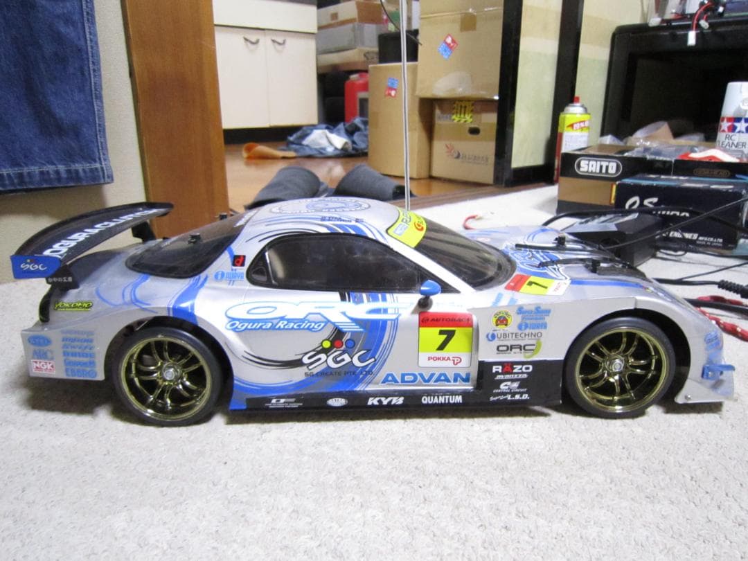 動作確認済み タミヤ 1/10 フルセット ORC 雨宮 SGC-7 RX-7 - メルカリ