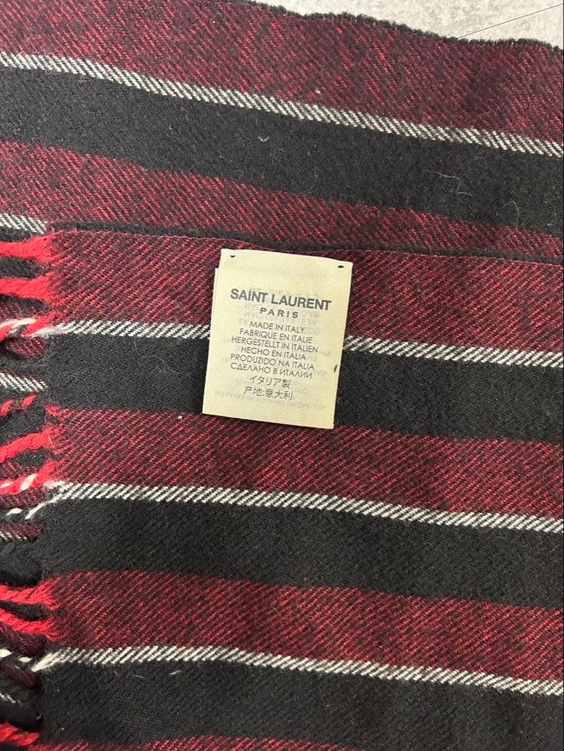 Saint Laurent Paris AW16 フリンジ マフラー Saint Laurent Paris