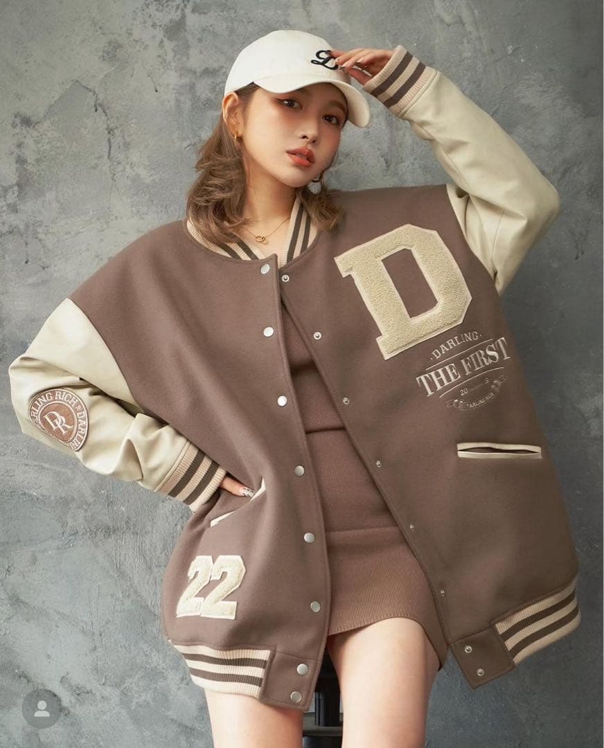 【新品タグ付】定価2.6万 Darich Dスタジャン モカ 新品タグ付】定価2.6万 Darich Dスタジャン モカ ダーリッチ Darich