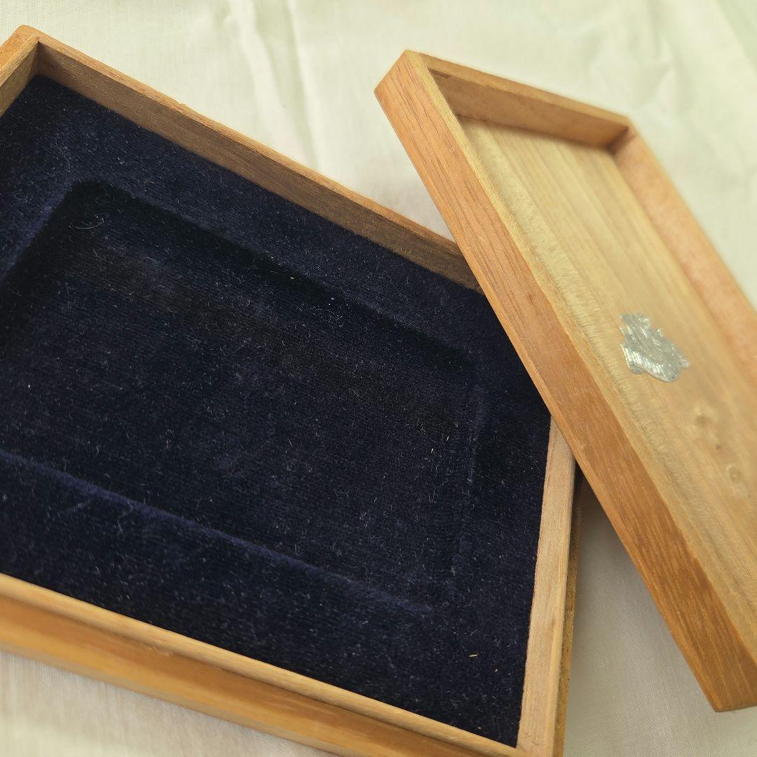 ミキモト 純銀製おしどり彫刻ケース MIKIMOTO