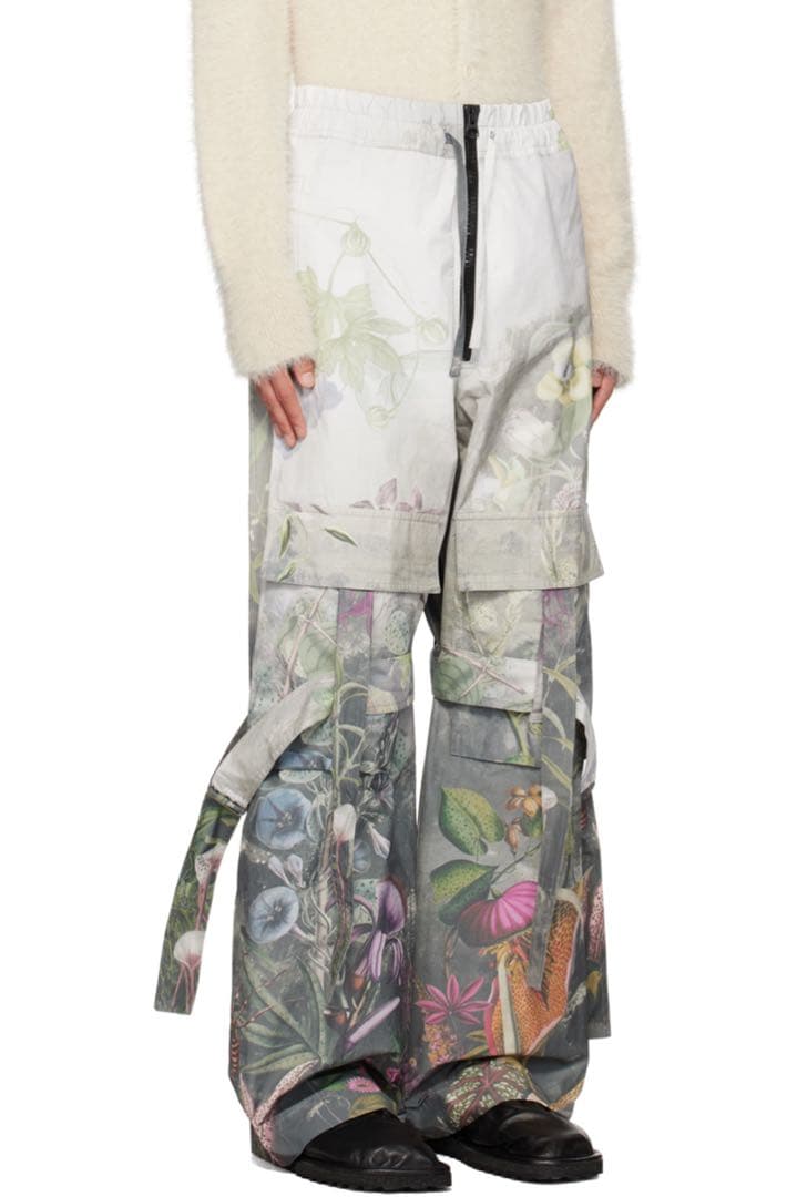 dries van noten 23aw ナイロン ストラップ カーゴパンツ