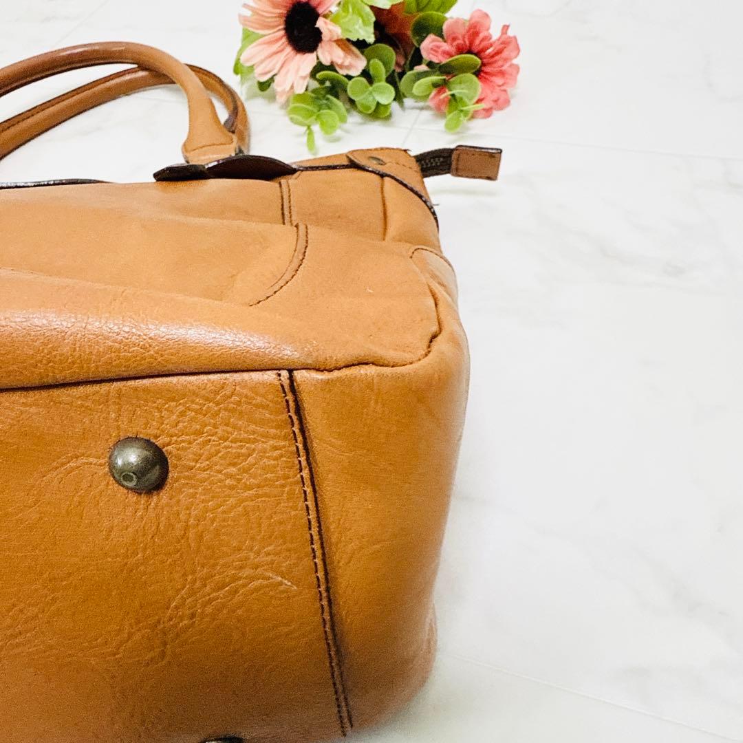 チーコ様専用 ダコタDakota トートバッグ レザー 革 ハンドバッグ 茶