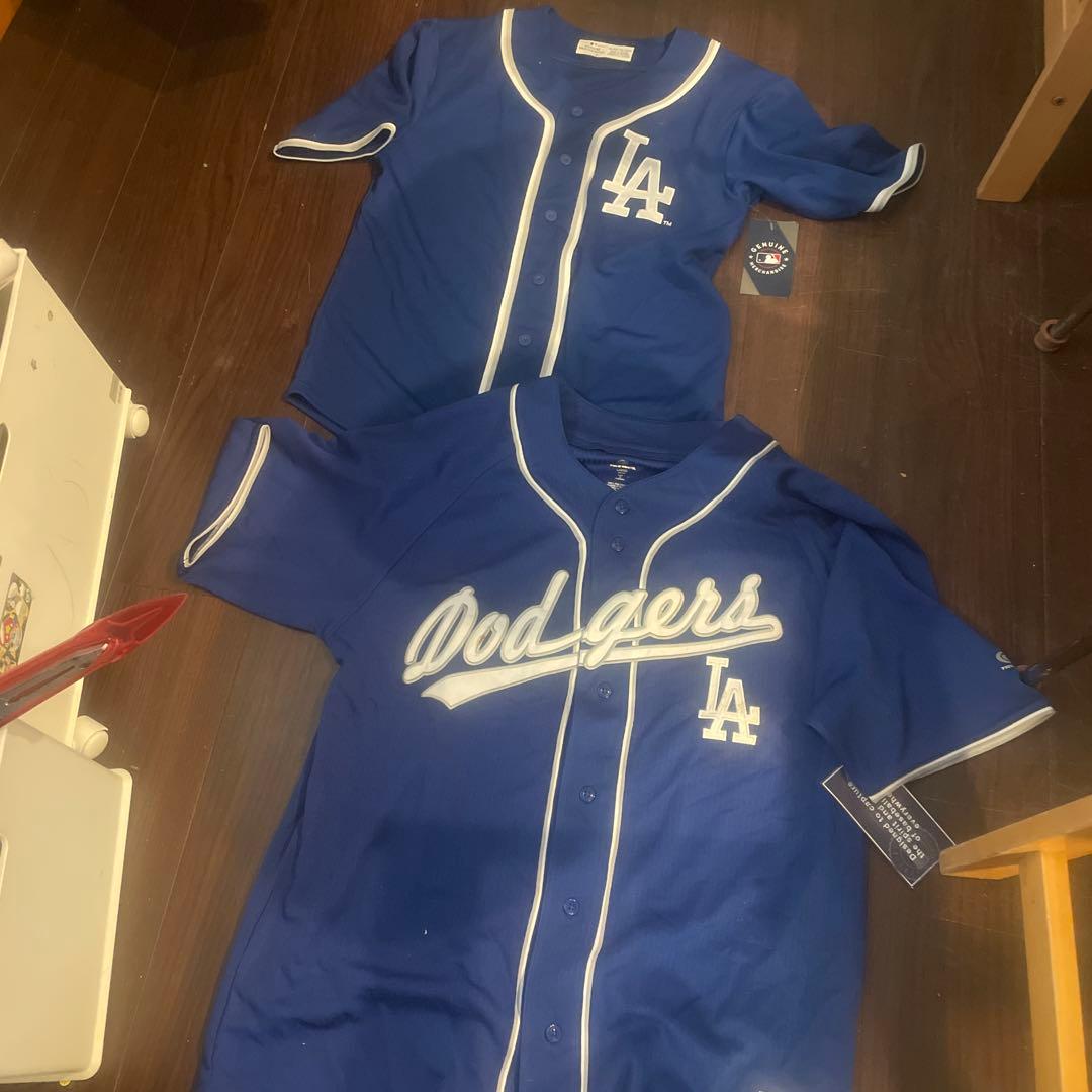 ロサンゼルス・ドジャース ユニフォーム 2点セット　親子ユニホーム　新品未使用 MLB開幕戦東京シリーズ2025 MLB公式 NIKE ナイキ メンズ ロサンゼルス