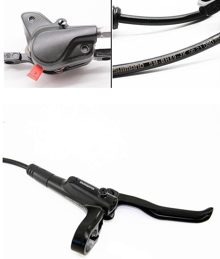 シマノMT200油圧ブレーキ+SRAM160mmローター2枚