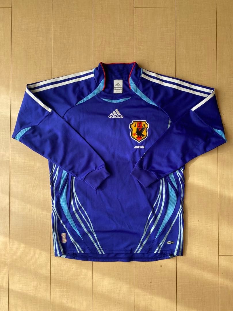 希少 adidasサッカー日本代表 ユニフォーム 長袖 2006 アディダス サッカー日本代表 希少 adidasサッカー日本代表