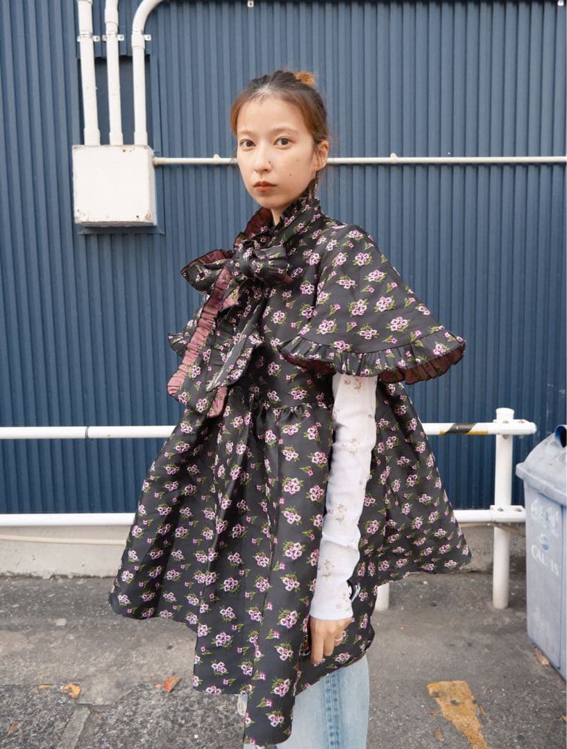 Herlipto Moor Argyle Ribbon Knit Dress