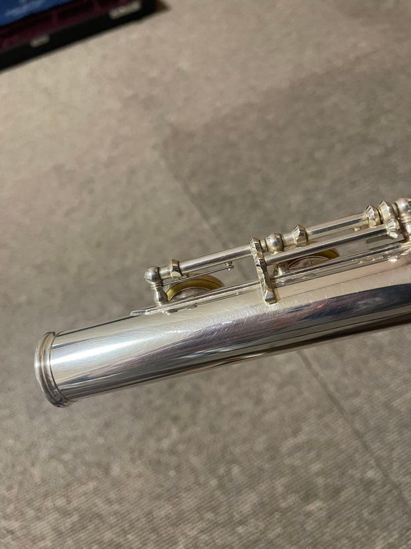 YAMAHA フルート 577 頭部間銀製 ケース付き オフセット リングキー