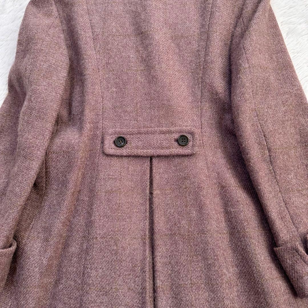 マーガレットハウエル Aライン ロングコート ダブルブレスト ステン