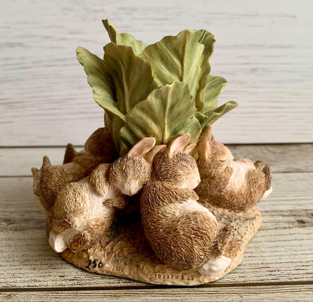 【難あり】フロプシーのこどもたち 限定版 希少 フィギュリン ピーターラビット フロプシーモプシーカトンテール フィギュリン ピーターラビット 置物