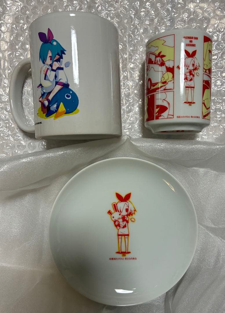 プレネール 湯のみ マグカップ 皿 ミニタオル フィギュア まとめ売り CRUX（クラックス） ミニタオル付き マグカップ 食器ギフト オバケーヌ