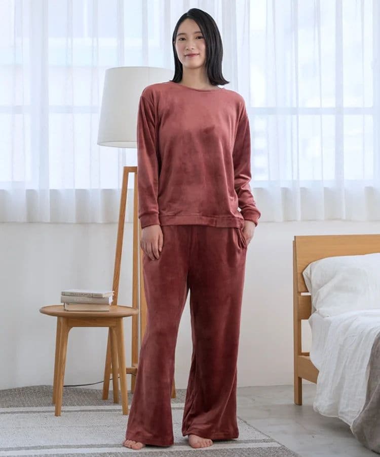 SUKALA HOMEリラックスフィルセラ™シャギーベロアパジャマmおまけ付き