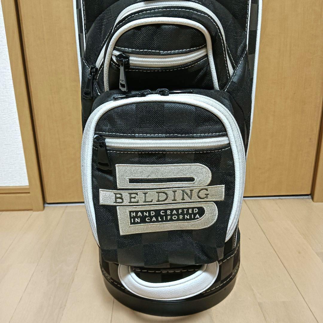 BELDING キャディバッグ ヘッドカバー付 9.5型 3.6kg ブラック