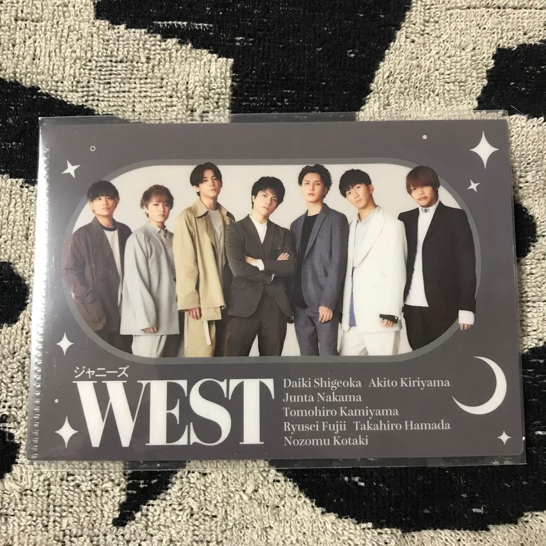 WEST. ジャニーズショップ公式グッズ ミニクリアファイル 3枚セット