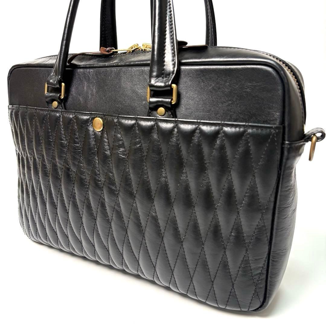 日本製】COSTOM WORKS ZON レザー ブリーフケース 2way - メルカリ