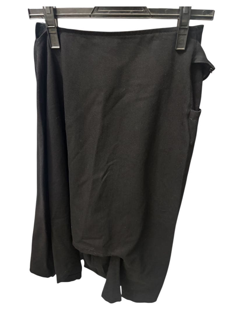 LIMI feu ヨウジヤマモト スカートパンツ ボトム コットン ブラック