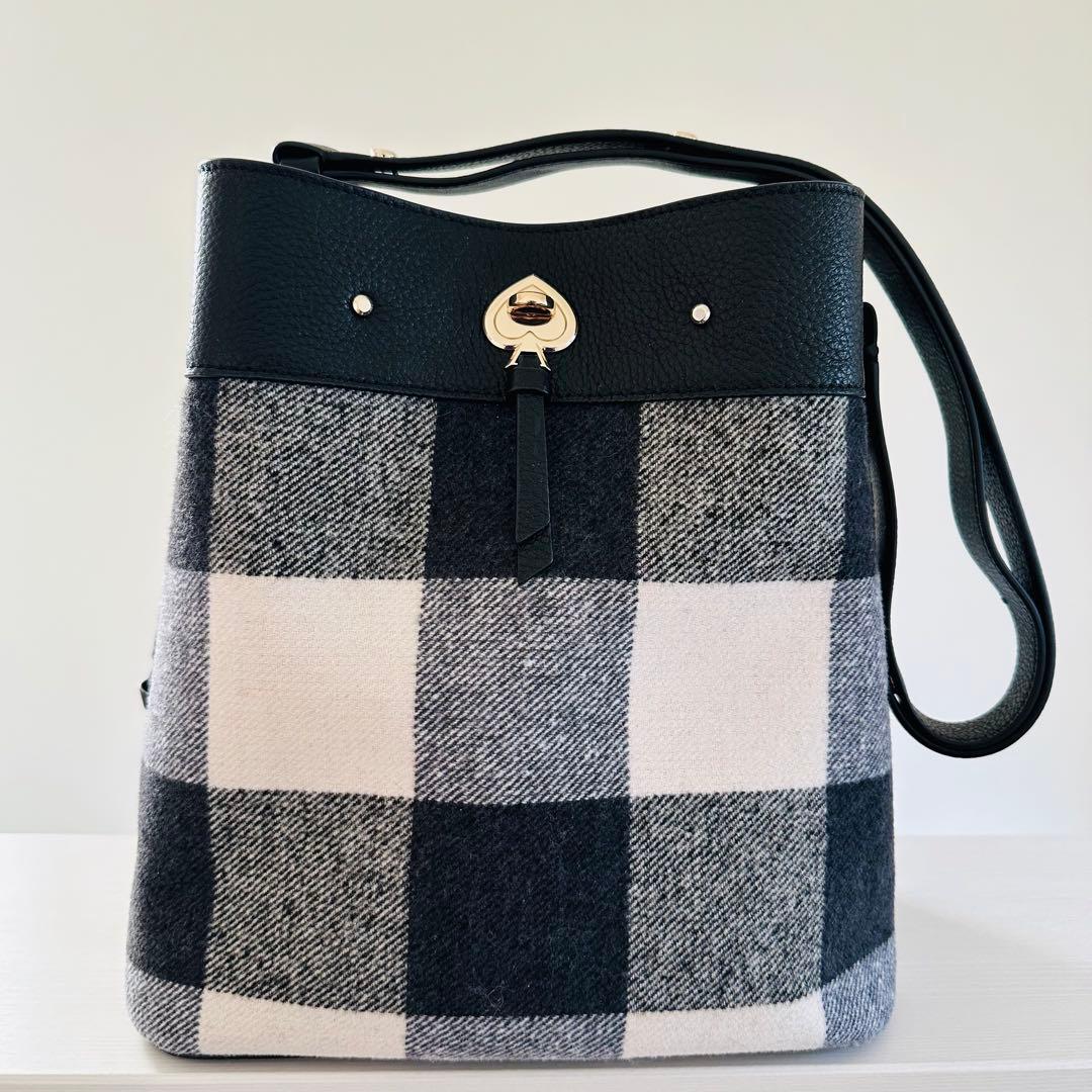 ケイトスペード】マーティフェスティブチェック ファブリック ラージ