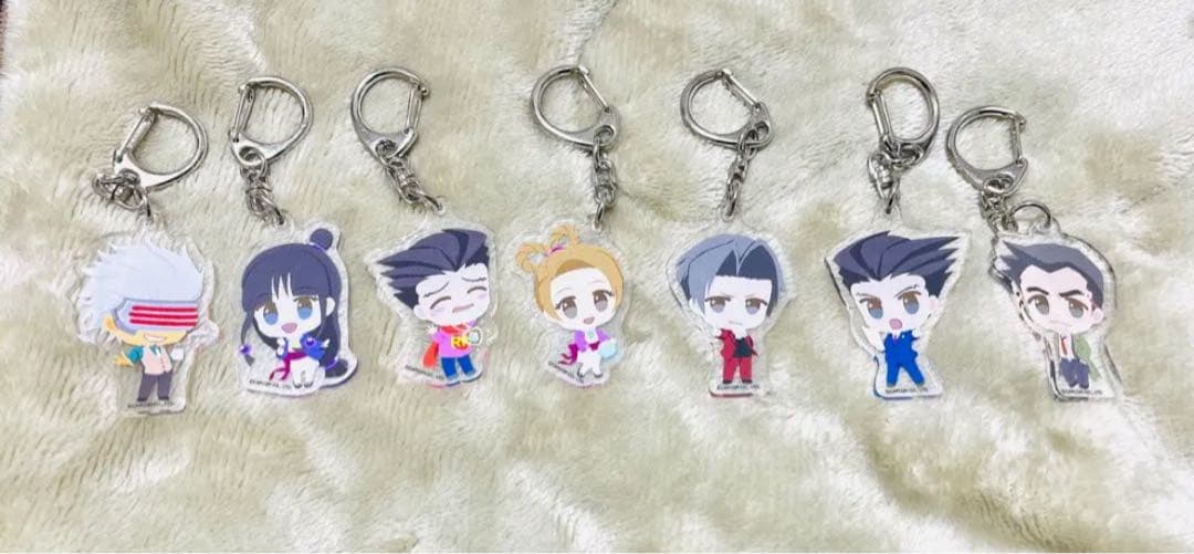 逆転裁判 ふわぽにシリーズ トレーディングアクリルキーホルダー Vol.1 大逆転裁判 ふわぽにシリーズ トレーディングアクリルキーホルダーvol.1